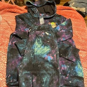 Abercrombie Kids Galaxy Print Hoodie and Jogger Set